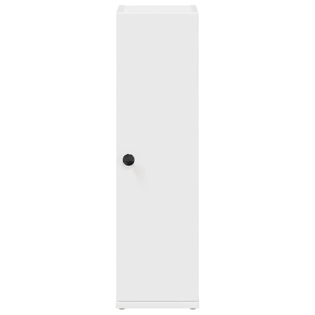 vidaXL Dulap de baie cu suport role, alb, 20,5x22x72 cm vidaXL Dulap de baie cu suport role, alb, 20,5x22x72 cm
