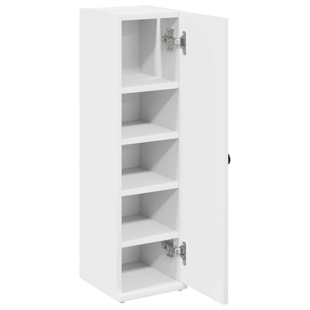 vidaXL Dulap de baie cu suport role, alb, 20,5x22x72 cm vidaXL Dulap de baie cu suport role, alb, 20,5x22x72 cm
