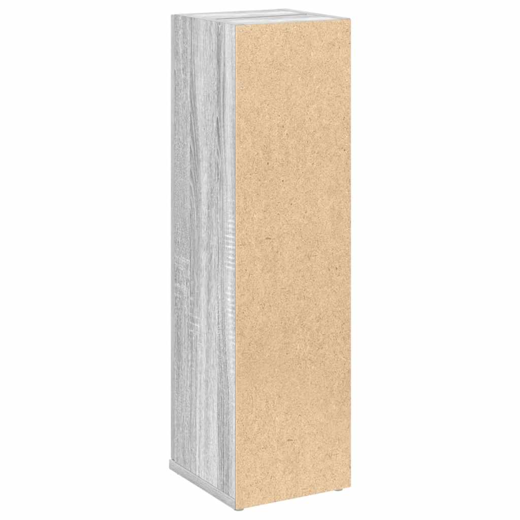 vidaXL Dulap de baie cu suport role, sonoma gri, 20,5x22x72 cm