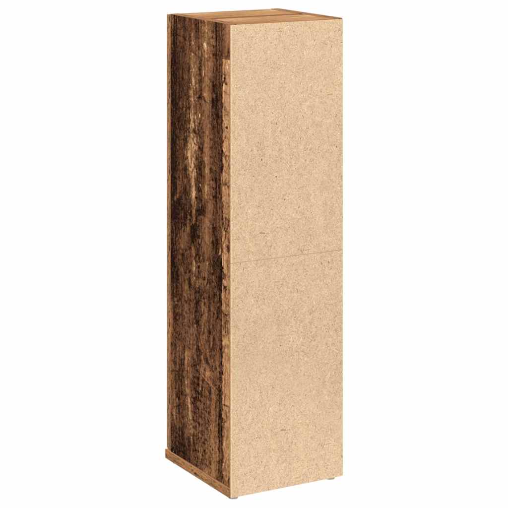 vidaXL Dulap de baie cu suport role, lemn vechi, 20,5x22x72 cm