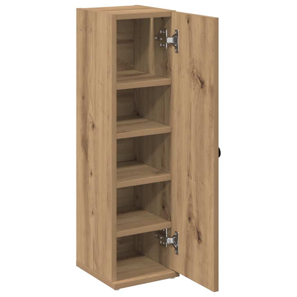 vidaXL Dulap de baie cu suport role, stejar artizanal, 20,5x22x72 cm vidaXL Dulap de baie cu suport role, stejar artizanal, 20,5x22x72 cm
