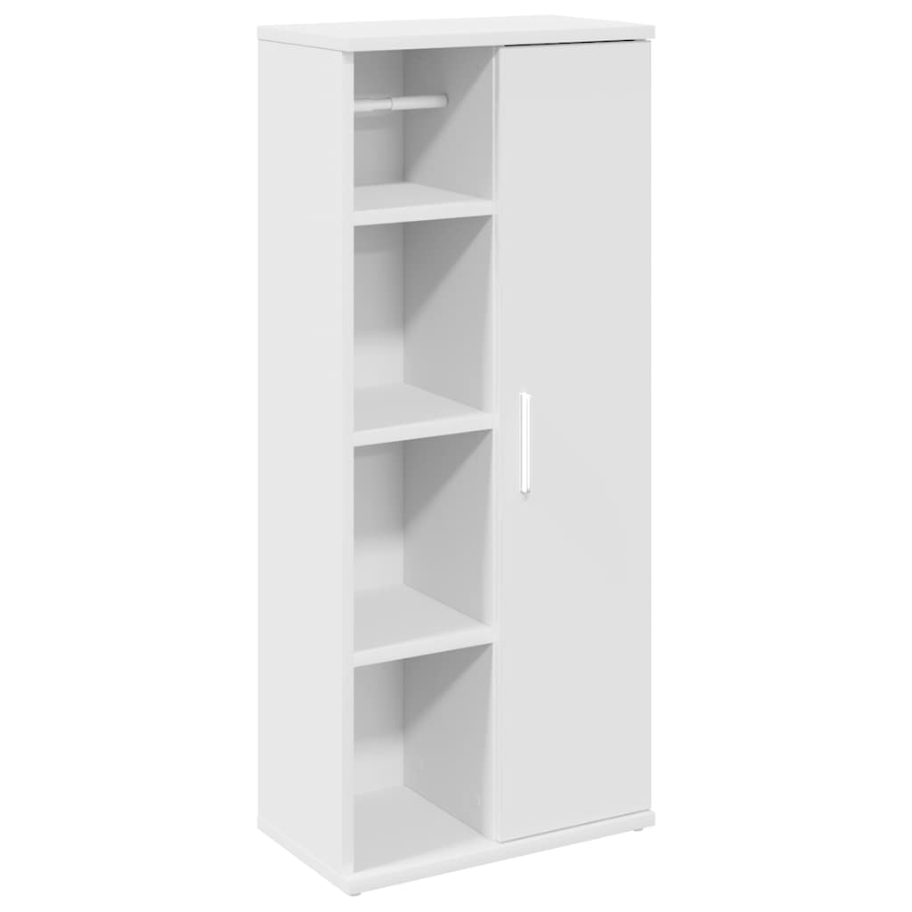 vidaXL Dulap de baie cu suport role, alb, 39x22x90 cm vidaXL Dulap de baie cu suport role, alb, 39x22x90 cm