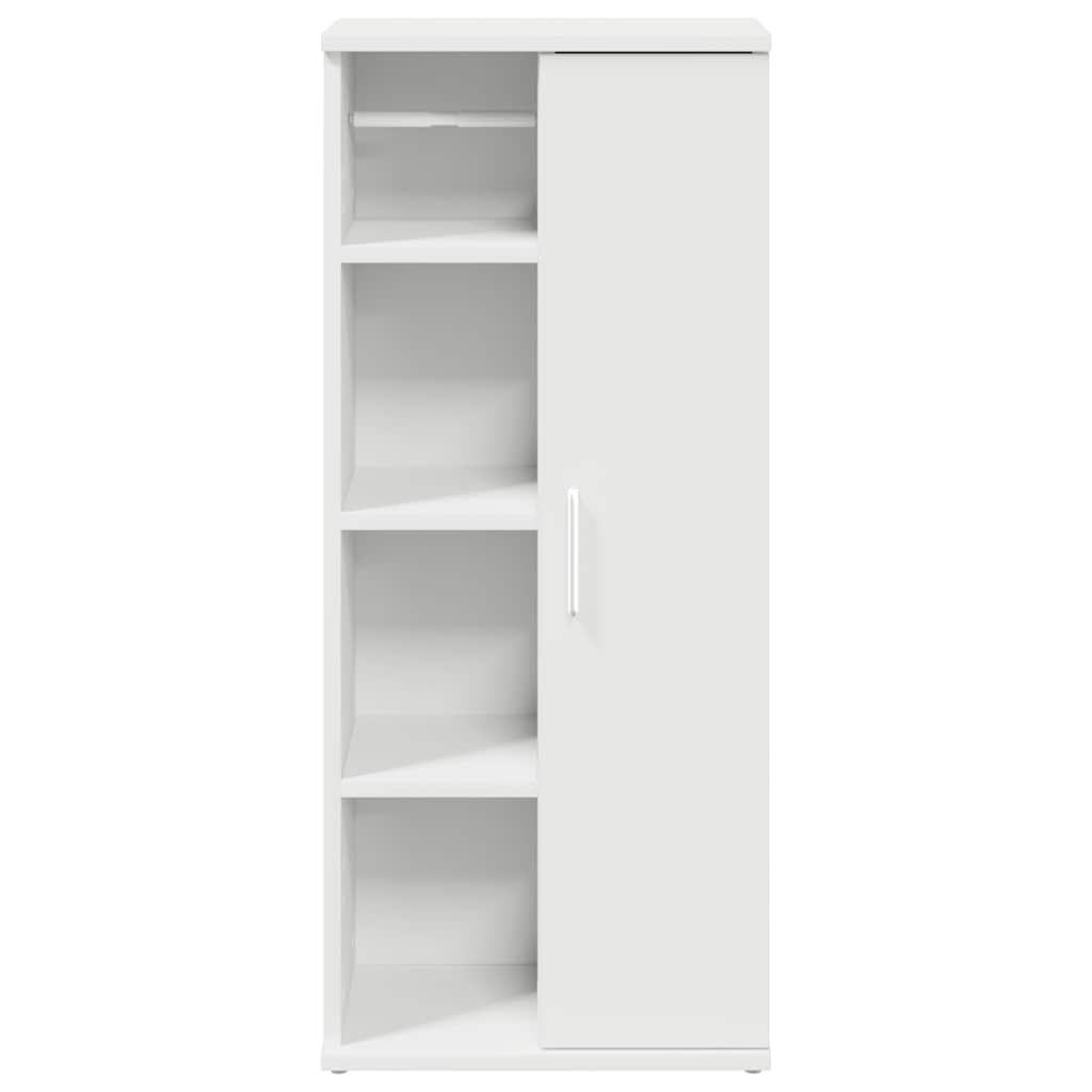 vidaXL Dulap de baie cu suport role, alb, 39x22x90 cm vidaXL Dulap de baie cu suport role, alb, 39x22x90 cm
