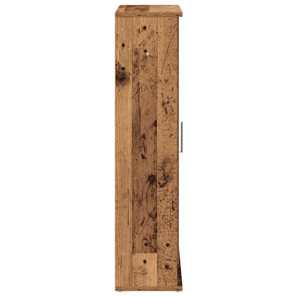 vidaXL Dulap de baie cu suport role, lemn vechi, 39x22x90 cm vidaXL Dulap de baie cu suport role, lemn vechi, 39x22x90 cm