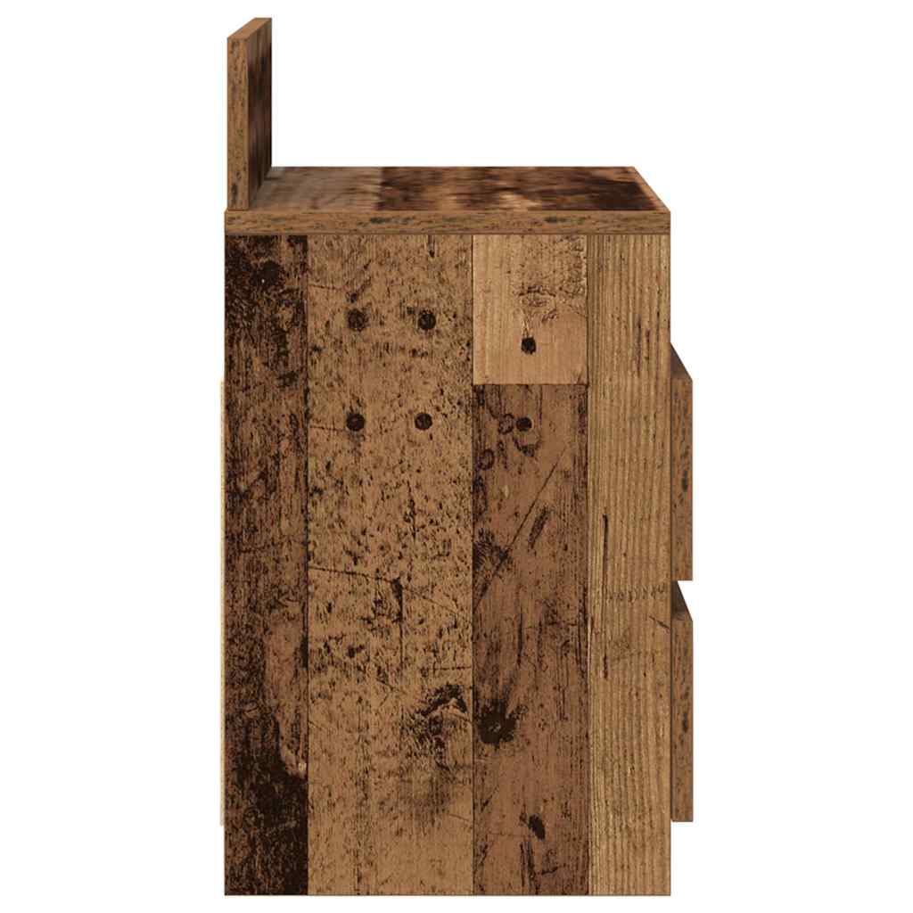vidaXL Noptiera cu 2 sertare din lemn vechi 40x33x60 cm vidaXL Noptiera cu 2 sertare din lemn vechi 40x33x60 cm