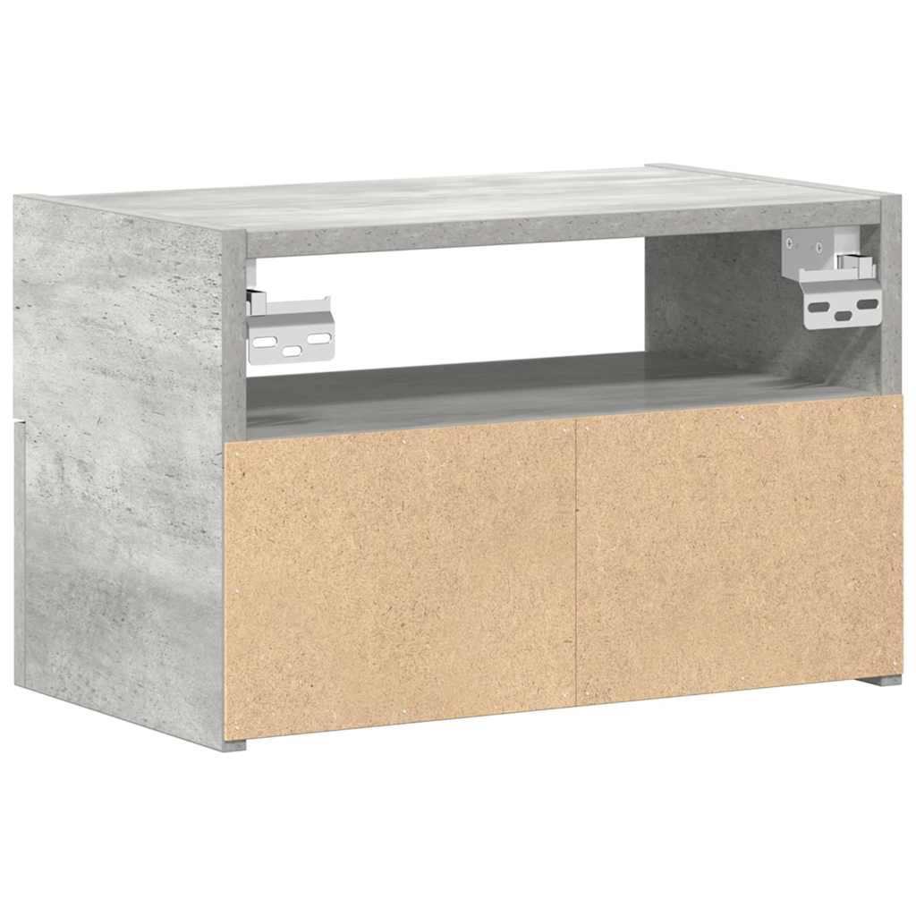 vidaXL Noptieră de perete, gri beton, 45x26x28,5 cm vidaXL Noptieră de perete, gri beton, 45x26x28,5 cm