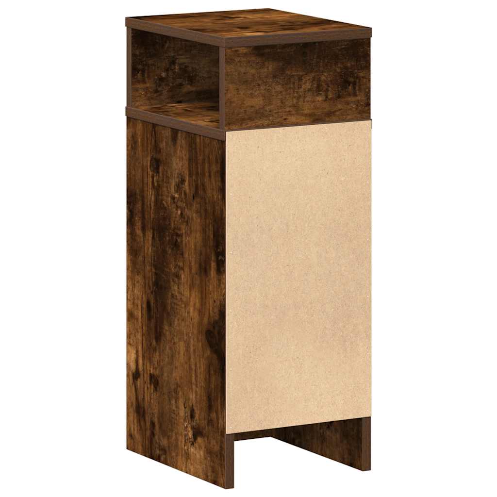 vidaXL Noptiera cu sertar stejar afumat 25x31x66 cm