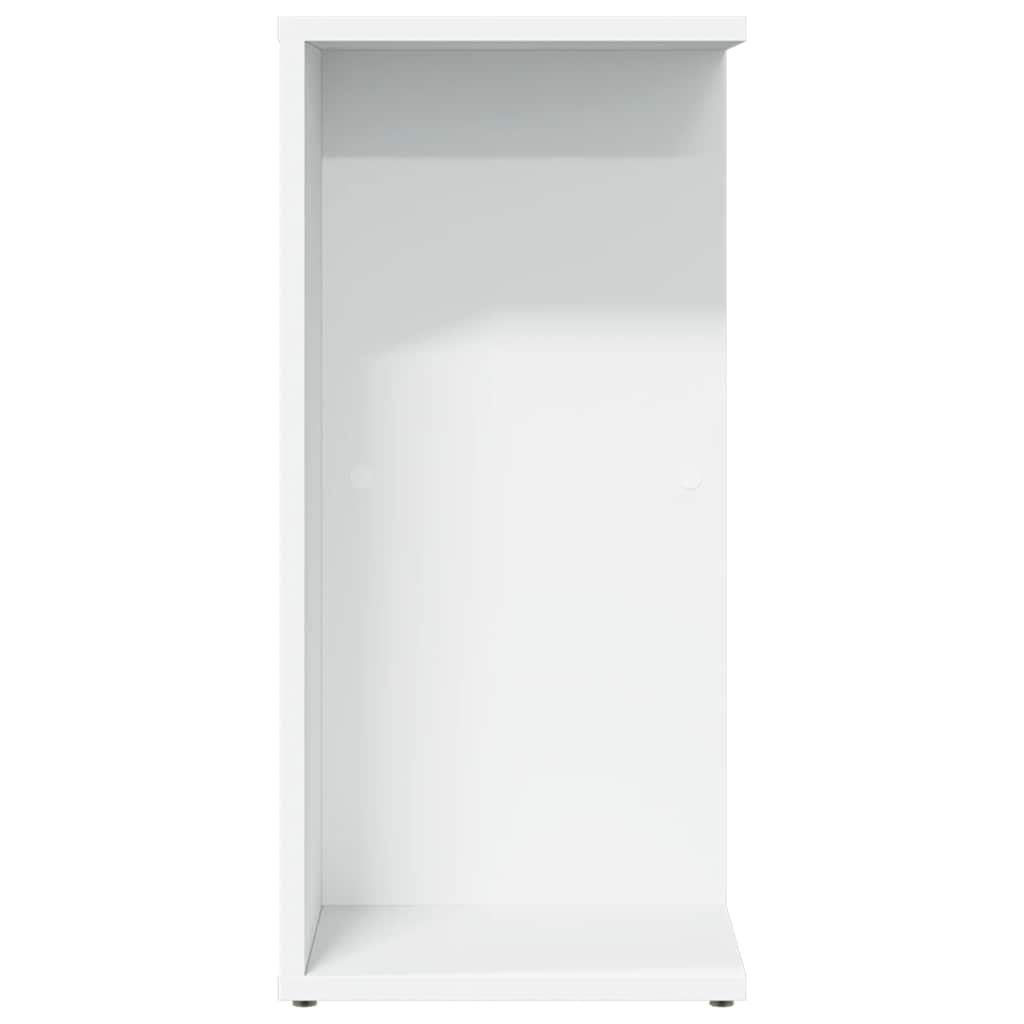 vidaXL Noptieră, alb, 46,5x29x61 cm, lemn compozit