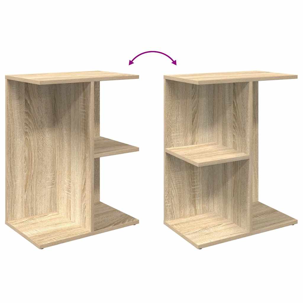 vidaXL Noptiera Stejar Sonoma 46,5x29x61 cm Lemn prelucrat