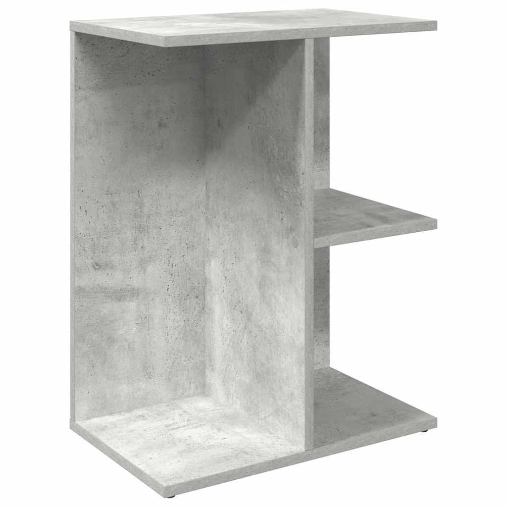 vidaXL Noptiera gri beton 46,5x29x61 cm Lemn prelucrat