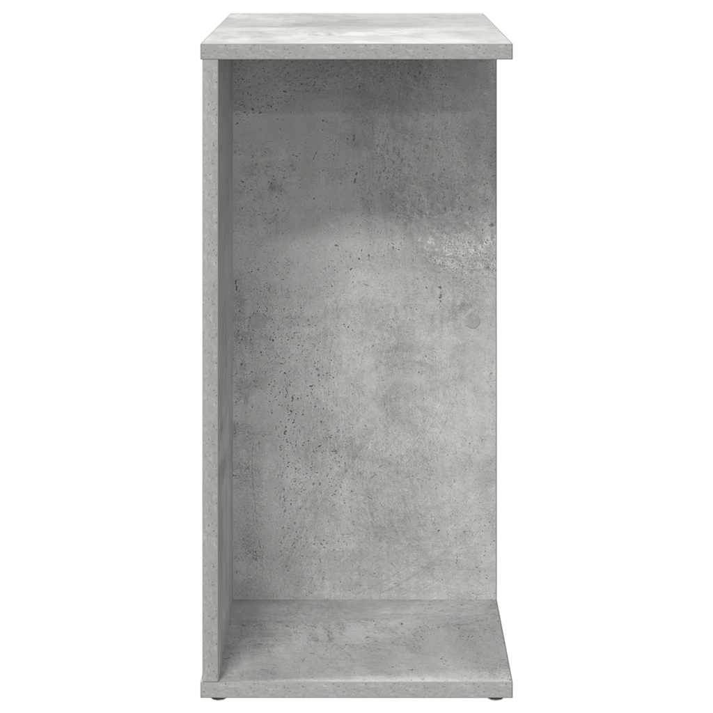 vidaXL Noptiera gri beton 46,5x29x61 cm Lemn prelucrat