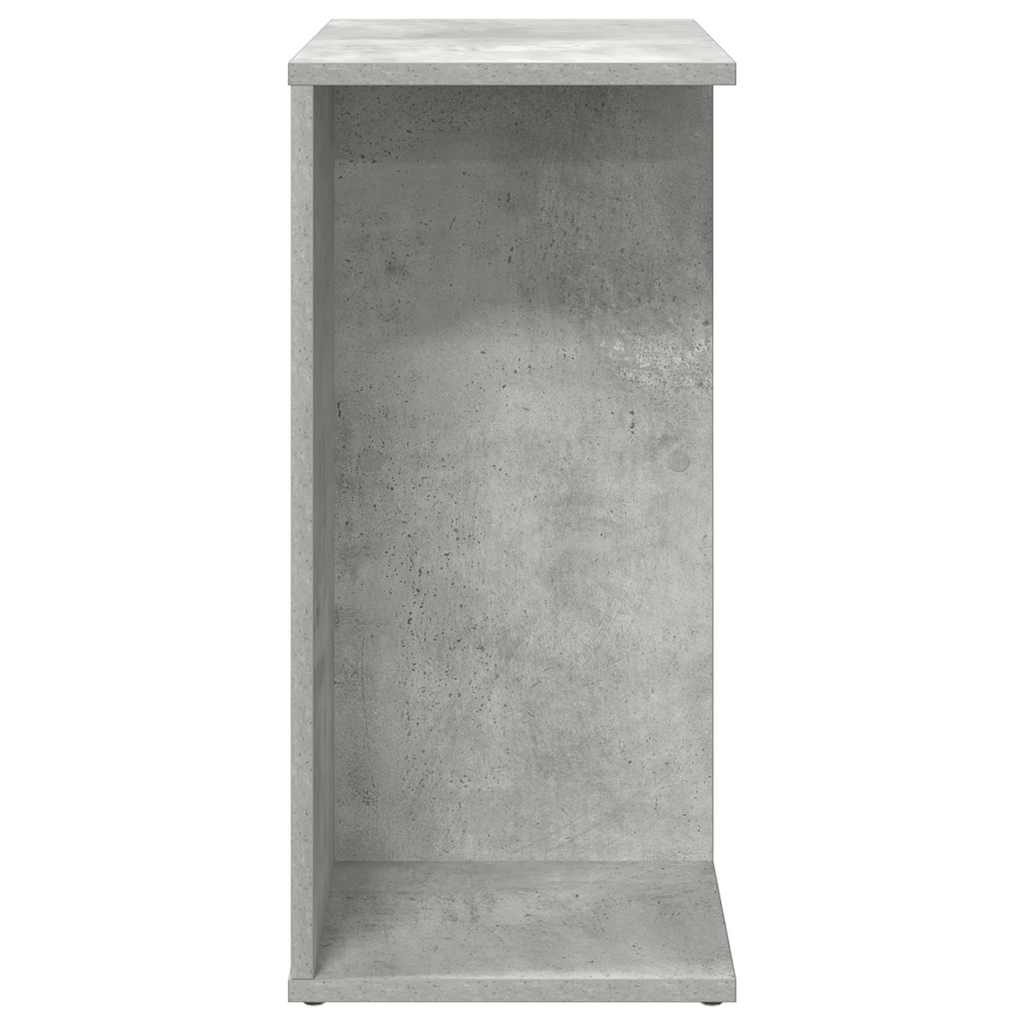 vidaXL Noptiere 2 buc Beton Gri 46,5x29x61 cm Lemn prelucrat