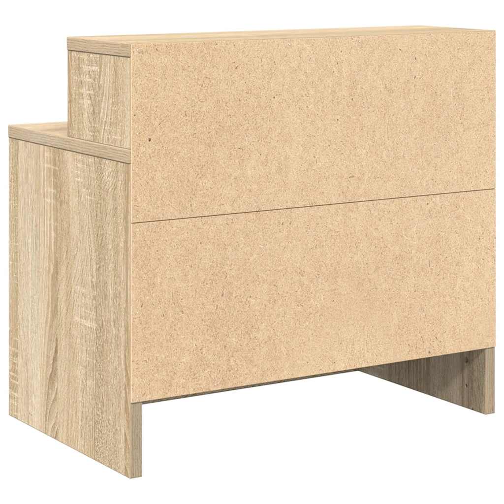 vidaXL Noptiera cu sertar Stejar Sonoma 51x31x47 cm