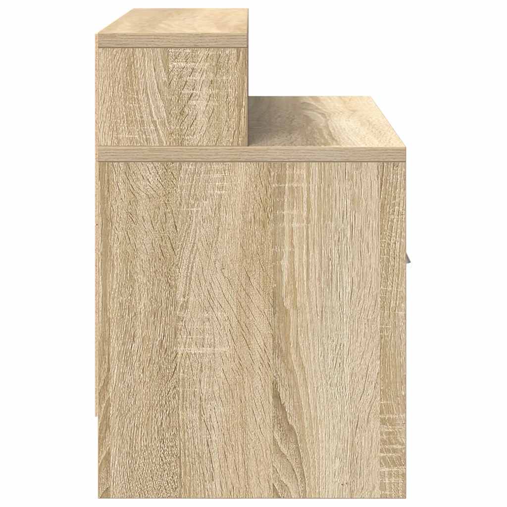 vidaXL Noptiere cu sertar 2 buc. Stejar Sonoma 51x31x47 cm