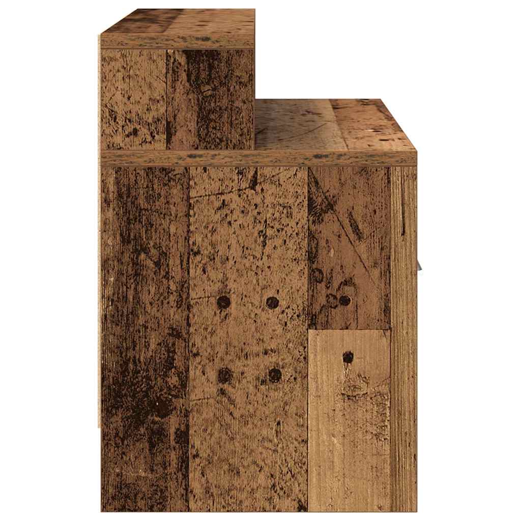 vidaXL Noptiera cu sertar lemn vechi 51x31x47 cm