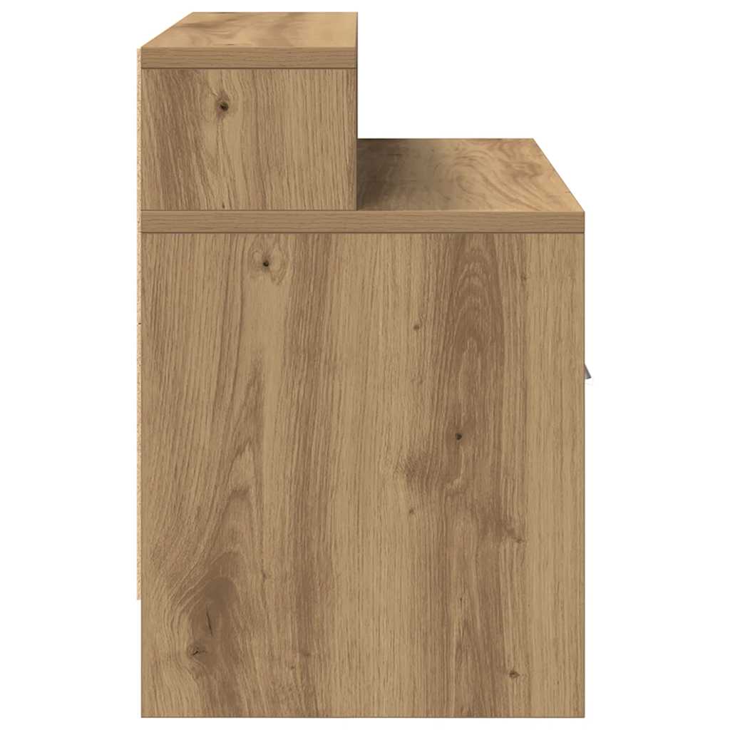 vidaXL Noptiera cu sertar Stejar artizanal 51x31x47 cm