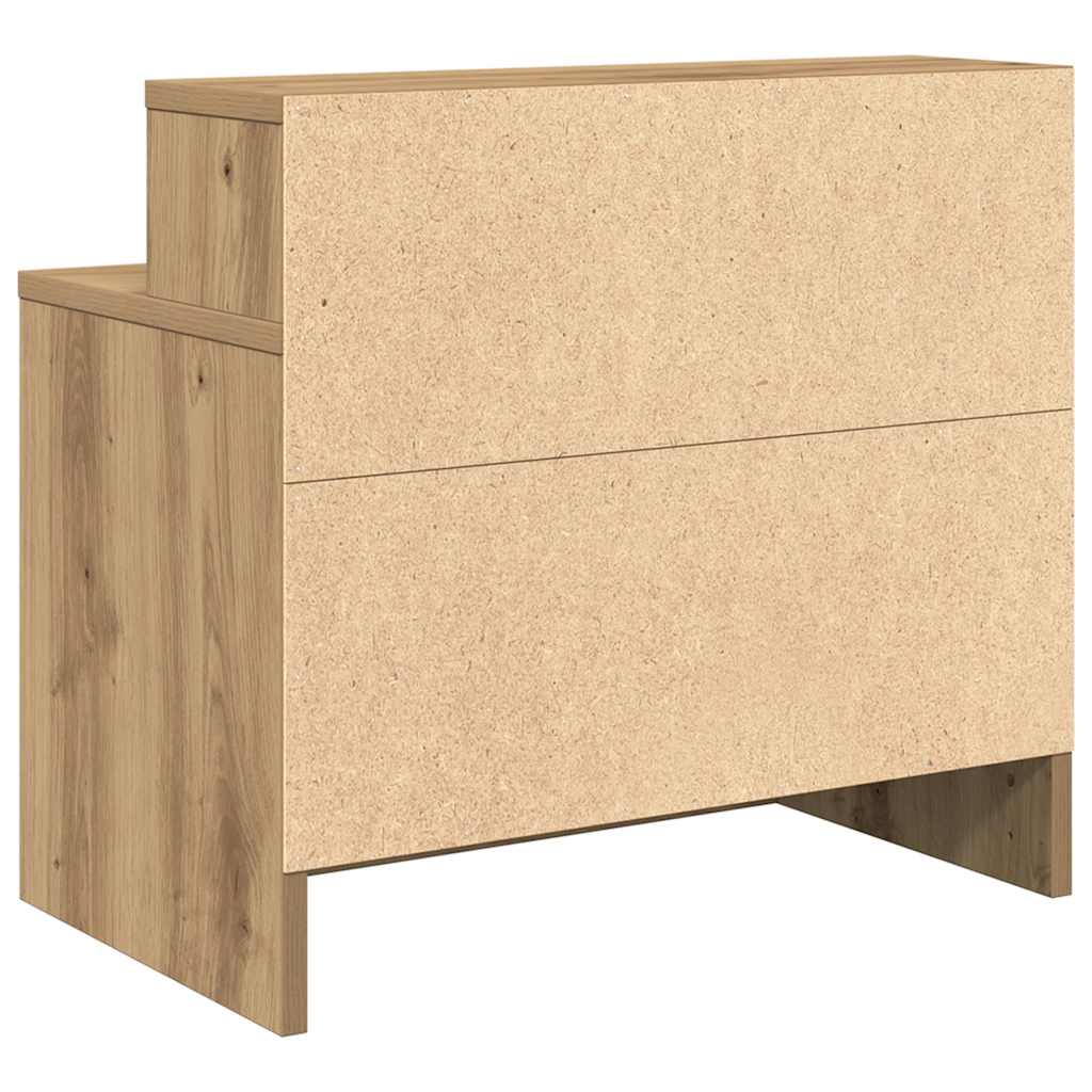 vidaXL Noptiera cu sertar Stejar artizanal 51x31x47 cm