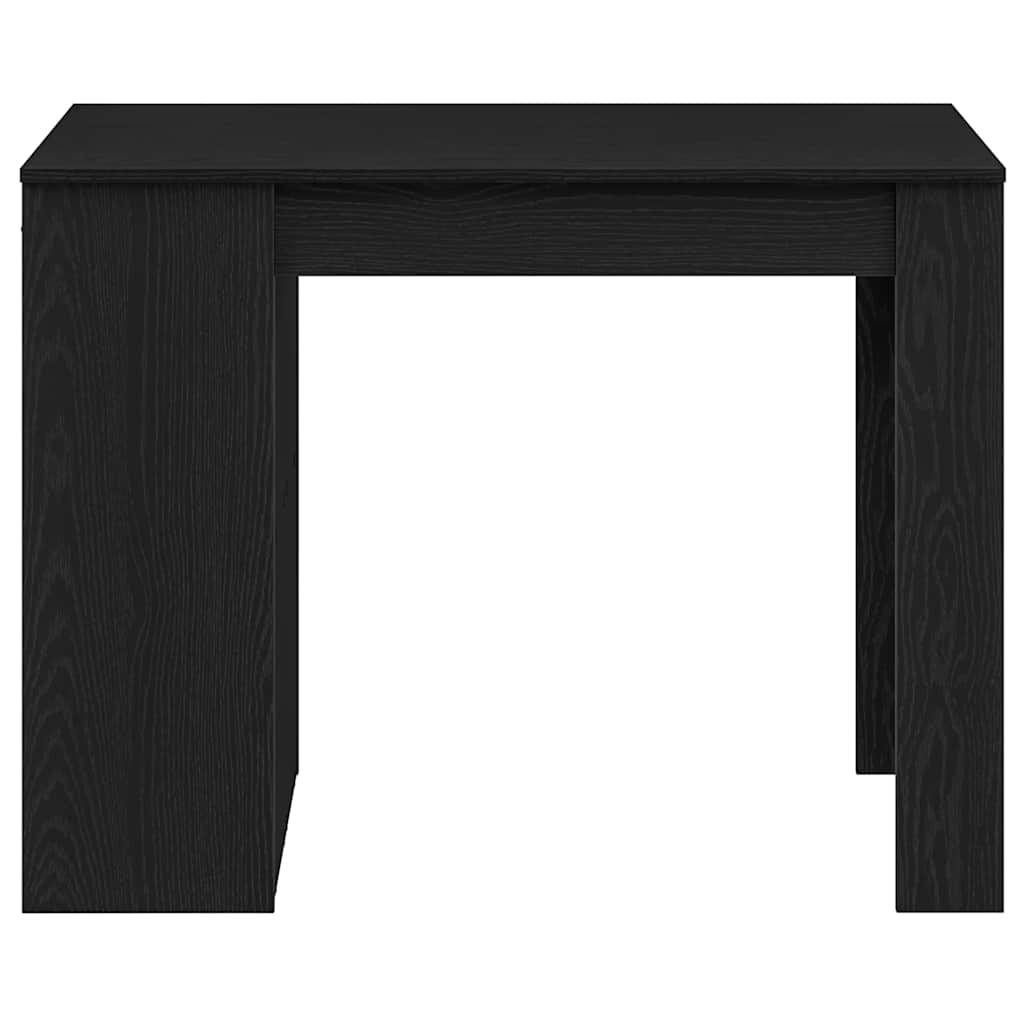 vidaXL Birou cu sertar raft Stejar negru 102x62x77,5 cm lemn prelucrat vidaXL Birou cu sertar raft Stejar negru 102x62x77,5 cm lemn prelucrat