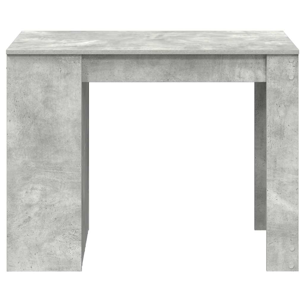 vidaXL Birou cu sertar și raft Gri beton 102x62x77,5 cm lemn prelucrat vidaXL Birou cu sertar și raft Gri beton 102x62x77,5 cm lemn prelucrat
