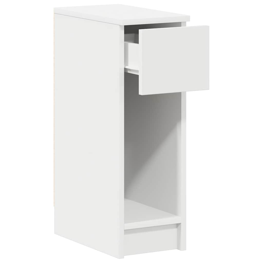 vidaXL Noptiera cu sertar alb 20x36x60 cm