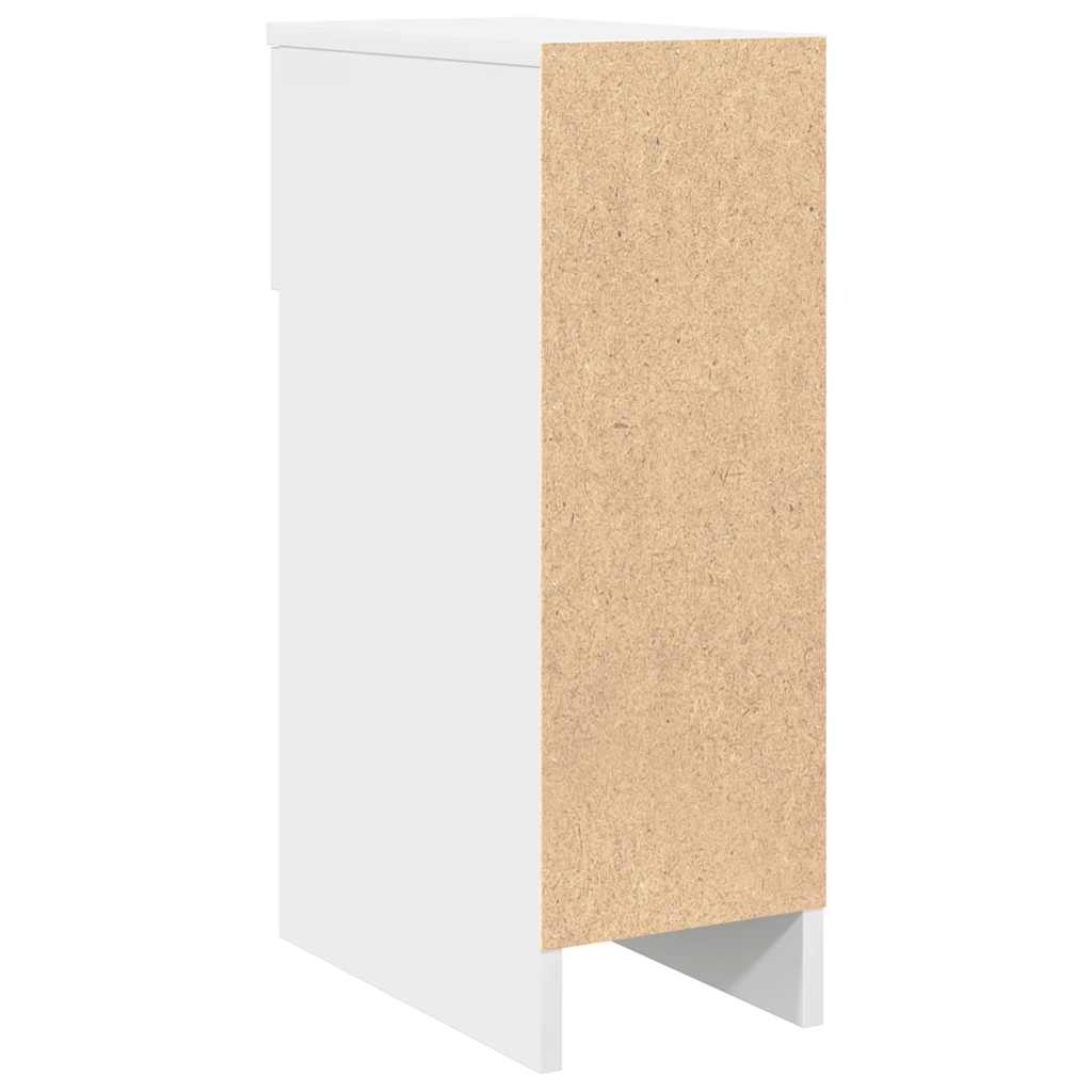 vidaXL Noptiera cu sertar alb 20x36x60 cm