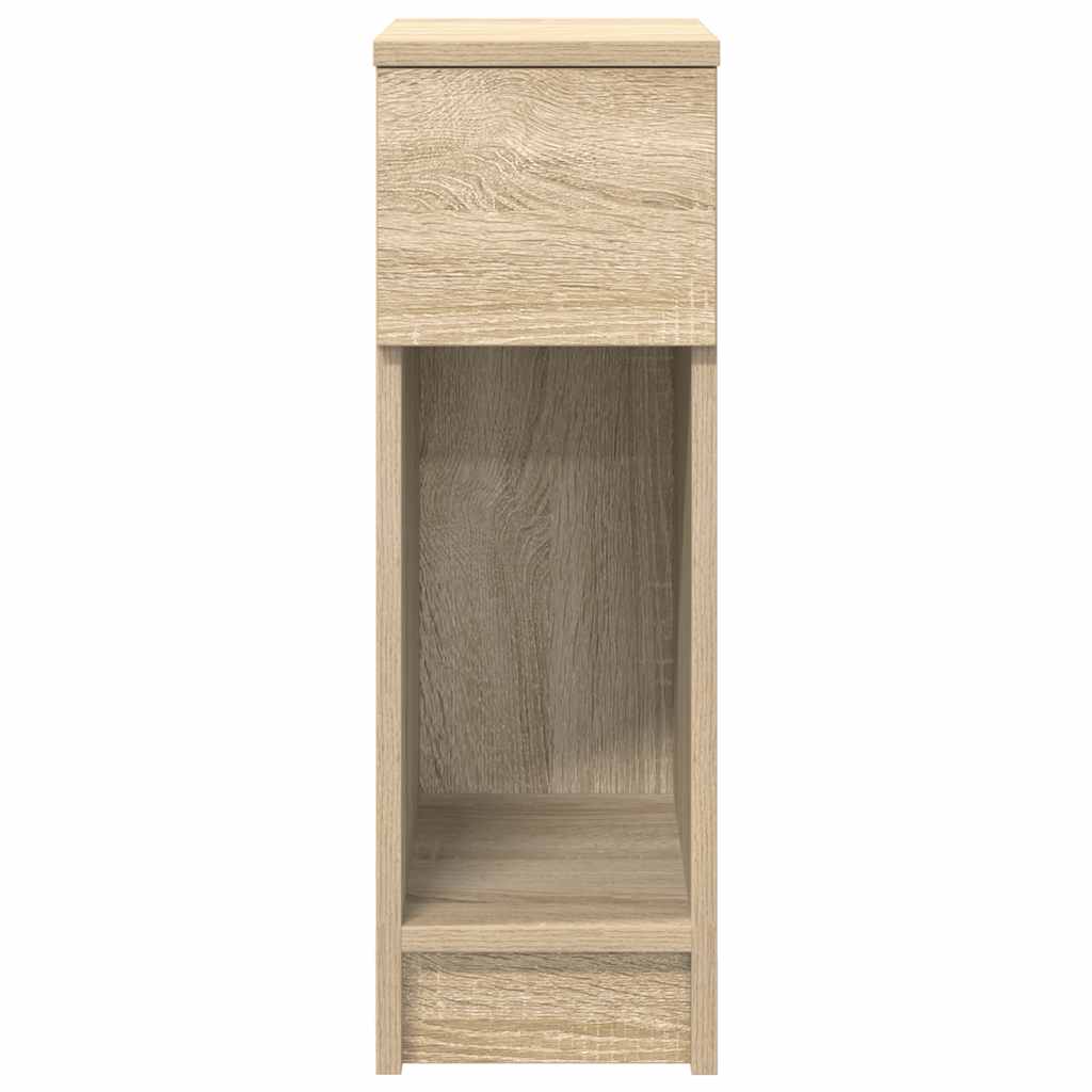 vidaXL Noptiera cu sertar Stejar Sonoma 20x36x60 cm