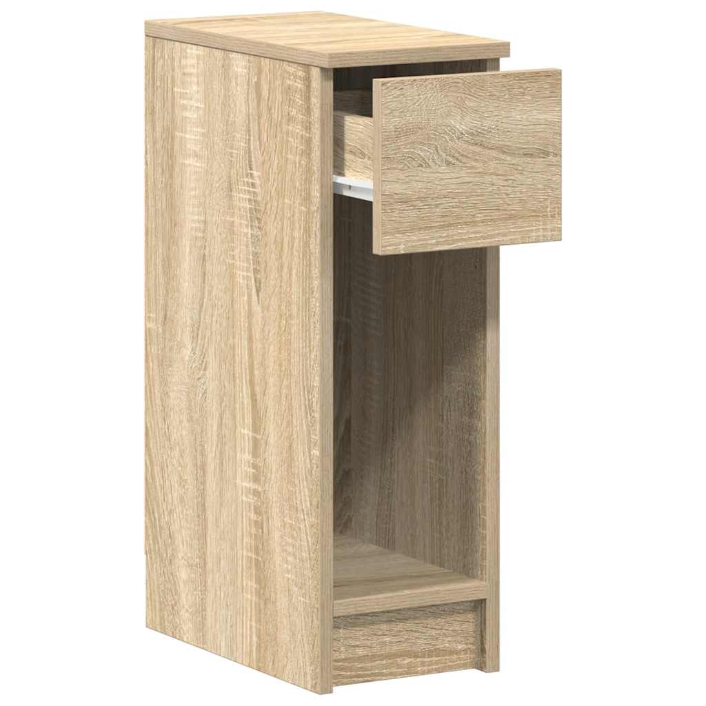 vidaXL Noptiera cu sertar Stejar Sonoma 20x36x60 cm
