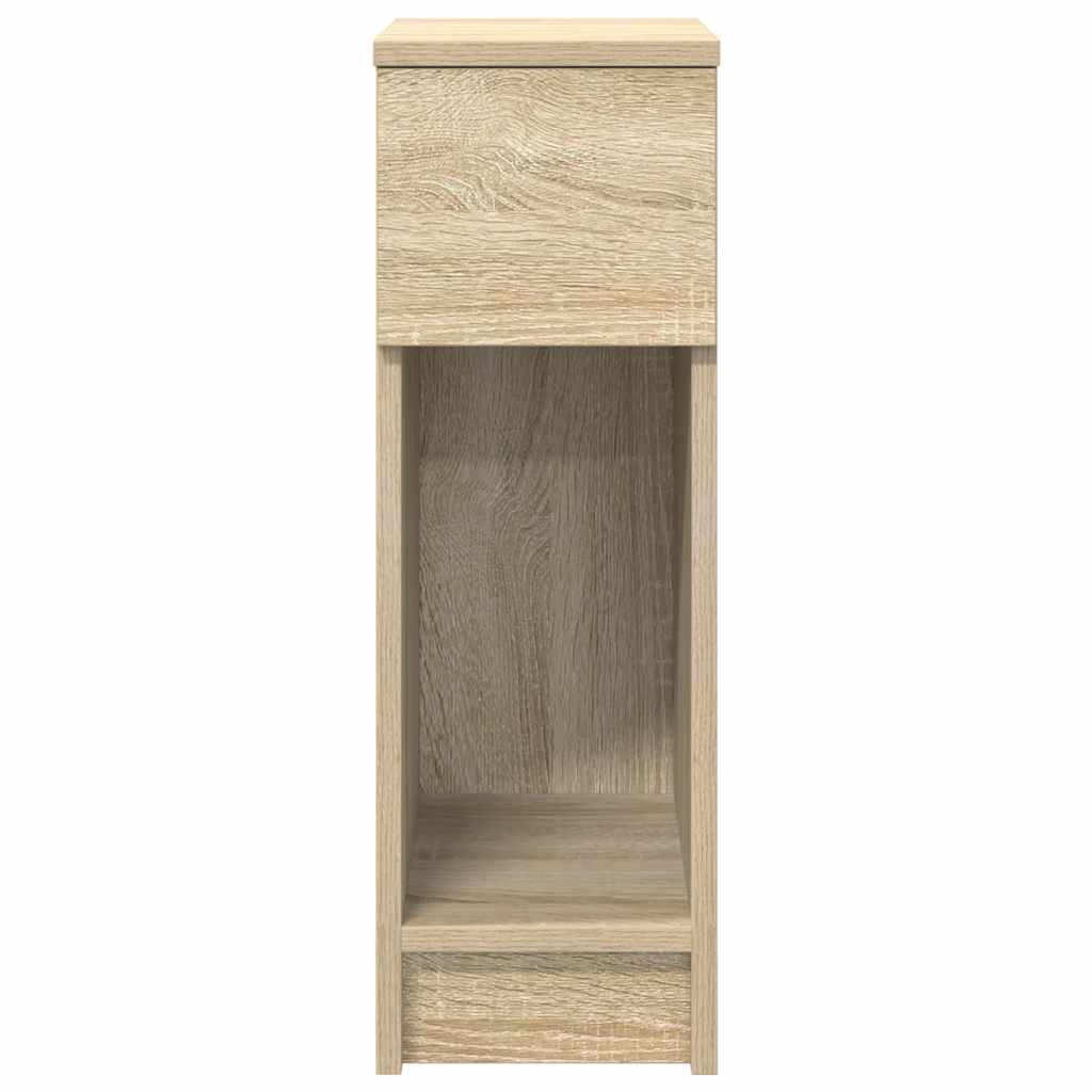 vidaXL Noptiere cu sertar 2 buc. Stejar Sonoma 20x36x60 cm