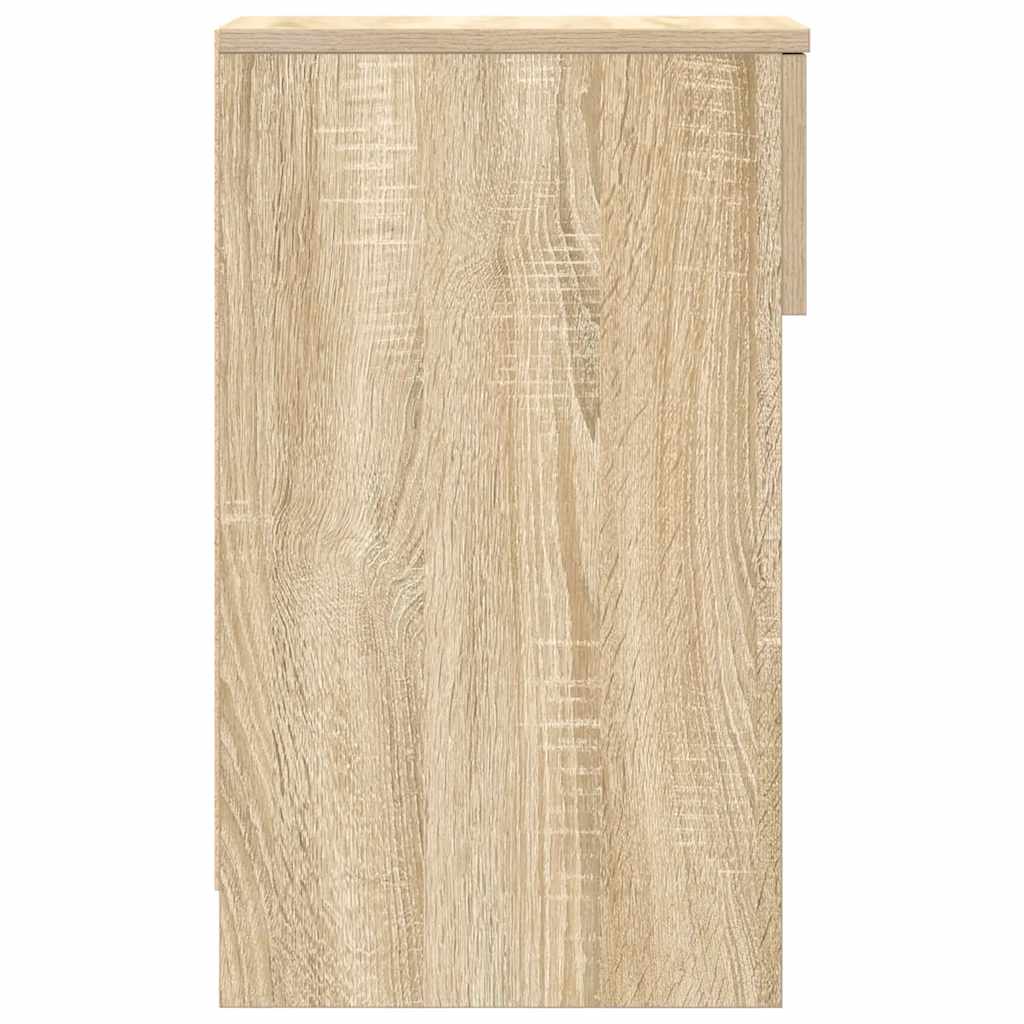 vidaXL Noptiere cu sertar 2 buc. Stejar Sonoma 20x36x60 cm