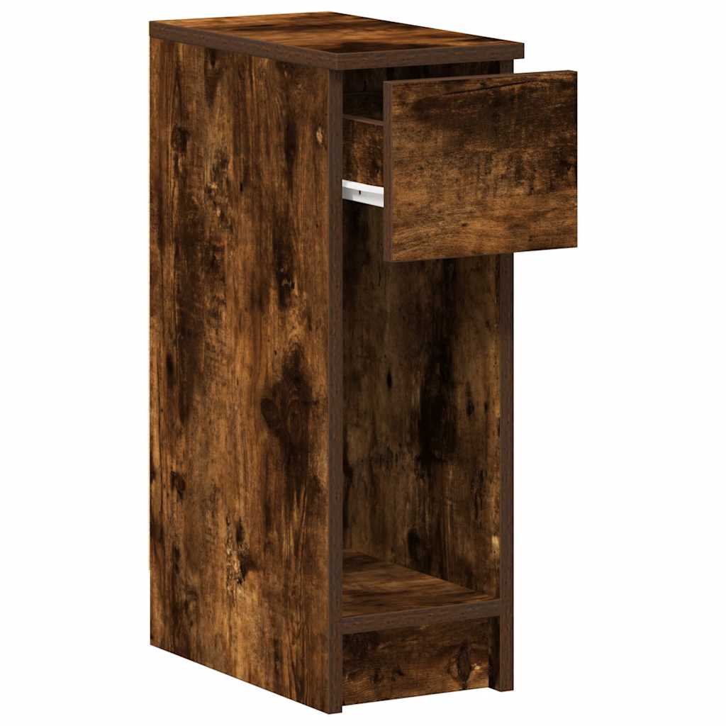 vidaXL Noptiera cu sertar stejar afumat 20x36x60 cm