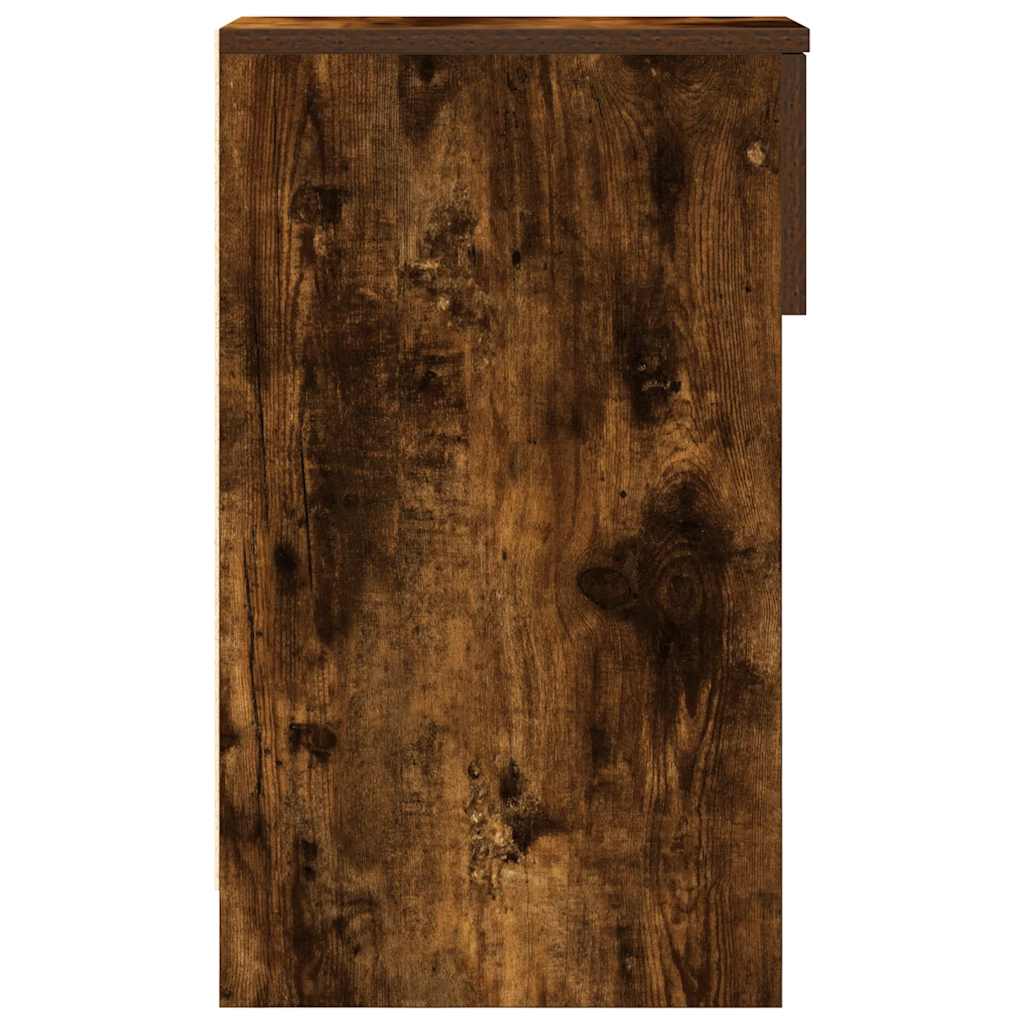 vidaXL Noptiera cu sertar stejar afumat 20x36x60 cm