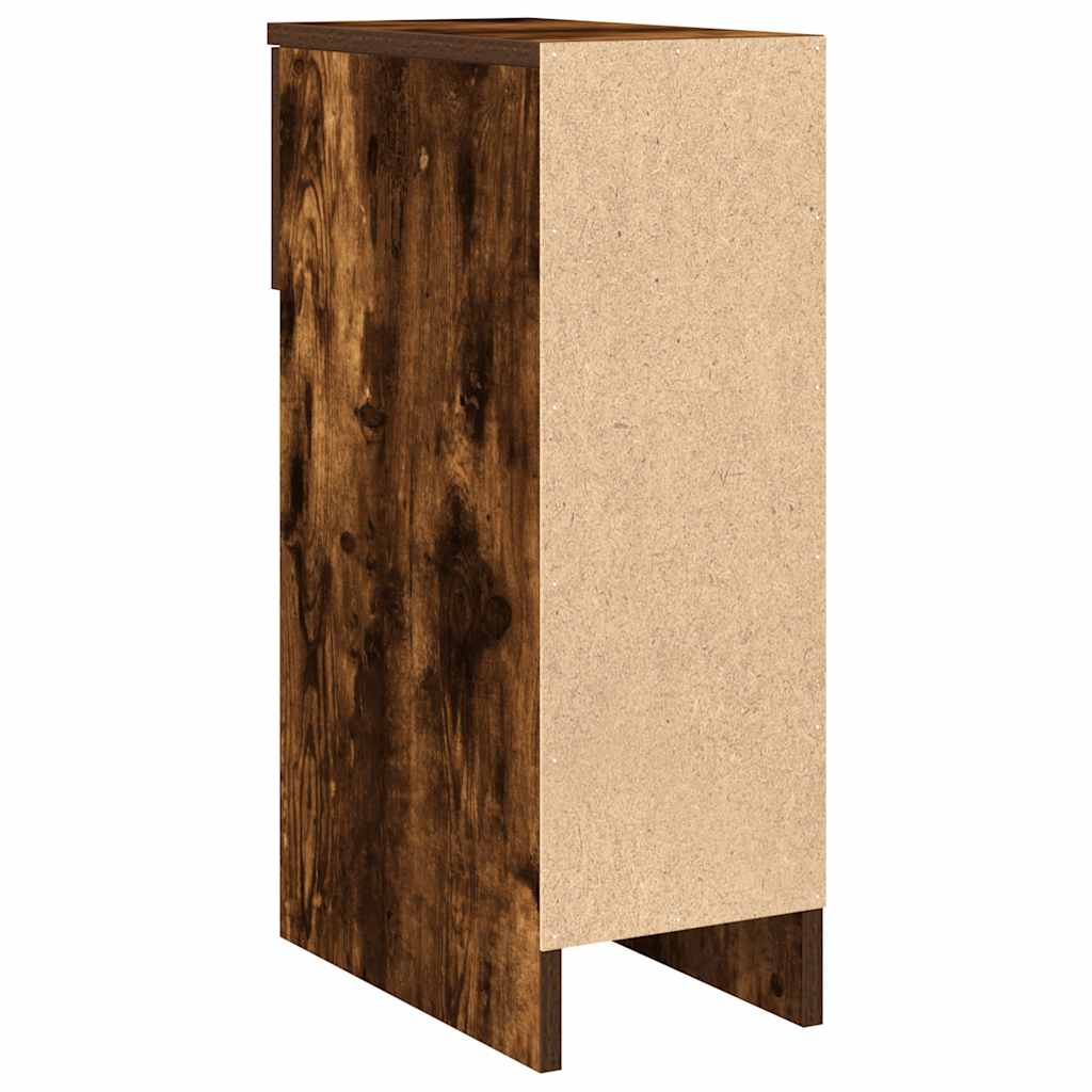 vidaXL Noptiera cu sertar stejar afumat 20x36x60 cm