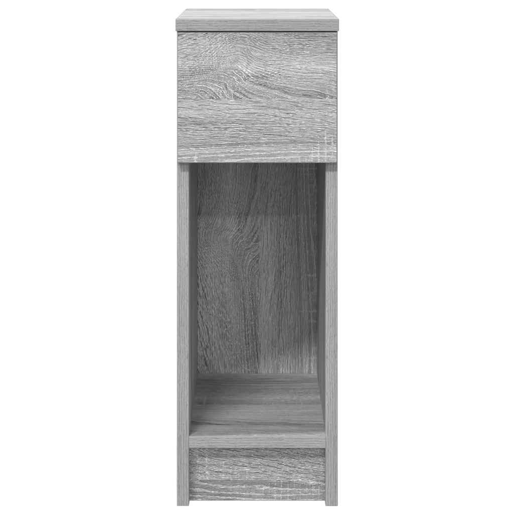 vidaXL Noptiera cu sertar Gri Sonoma 20x36x60 cm