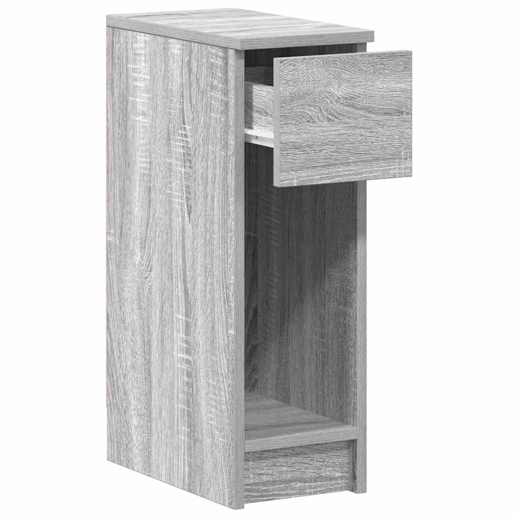 vidaXL Noptiera cu sertar Gri Sonoma 20x36x60 cm