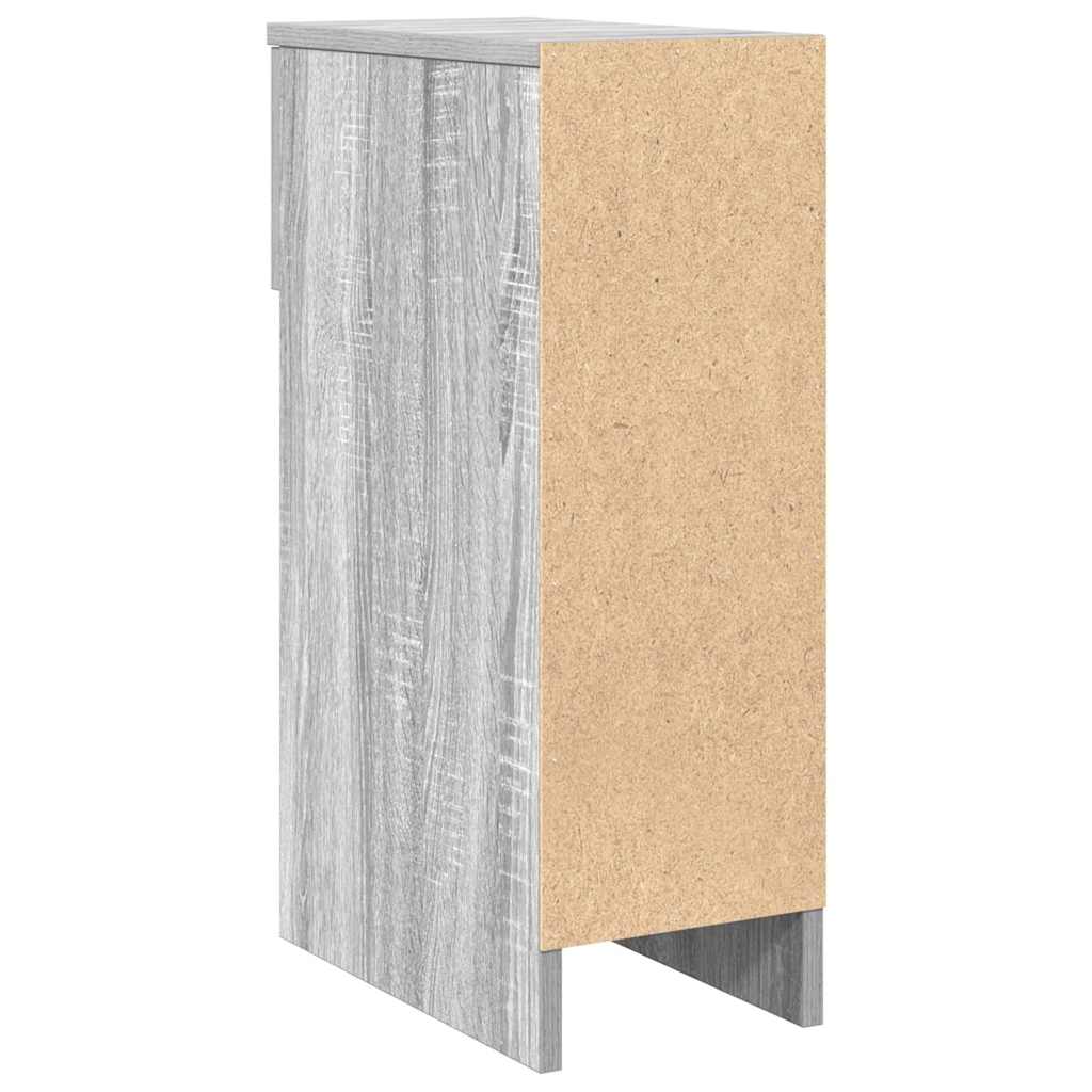 vidaXL Noptiera cu sertar Gri Sonoma 20x36x60 cm