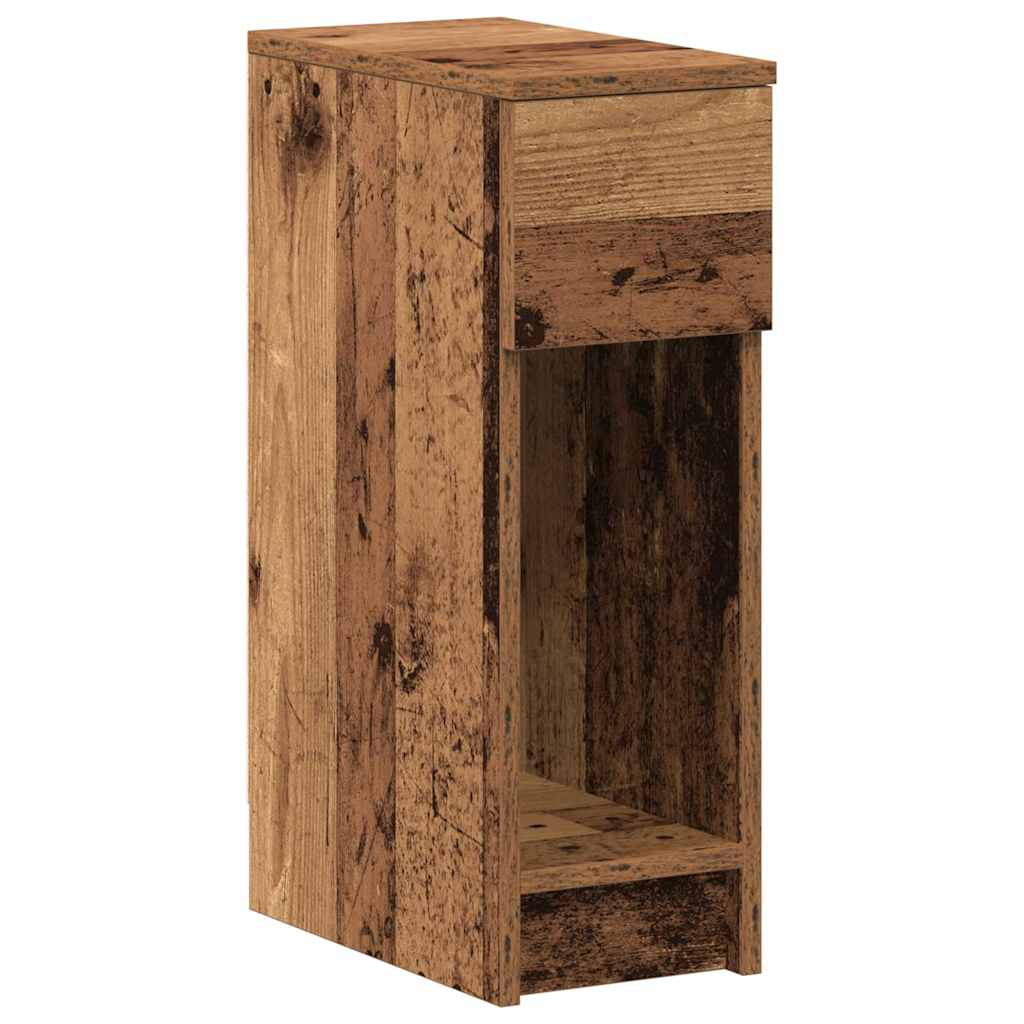 vidaXL Noptiera cu sertar lemn vechi 20x36x60 cm