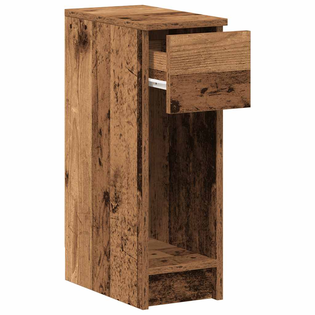 vidaXL Noptiera cu sertar lemn vechi 20x36x60 cm