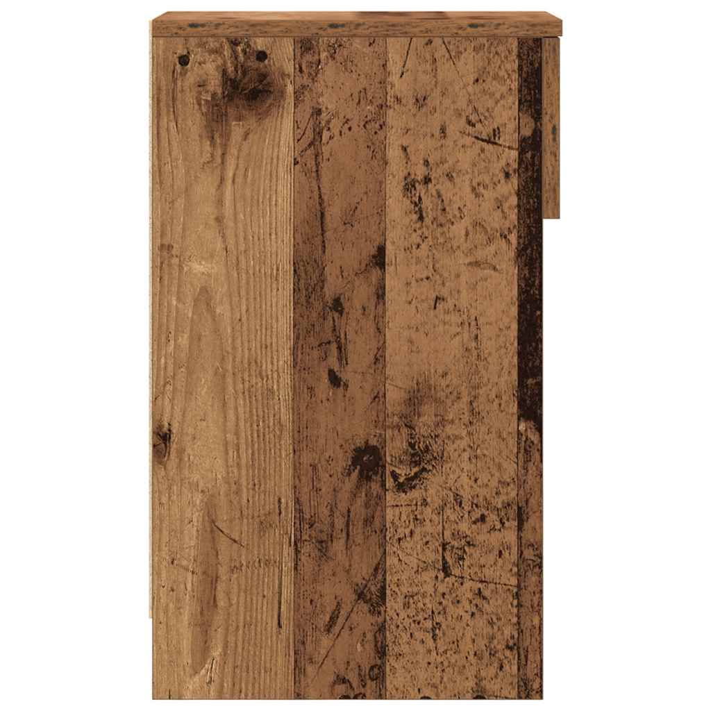 vidaXL Noptiera cu sertar lemn vechi 20x36x60 cm