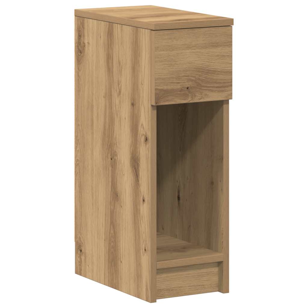 vidaXL Noptiera cu sertar Stejar artizanal 20x36x60 cm