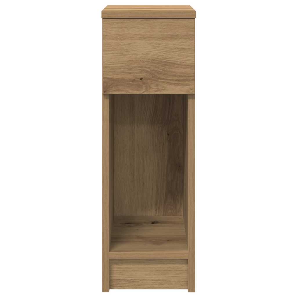 vidaXL Noptiera cu sertar Stejar artizanal 20x36x60 cm