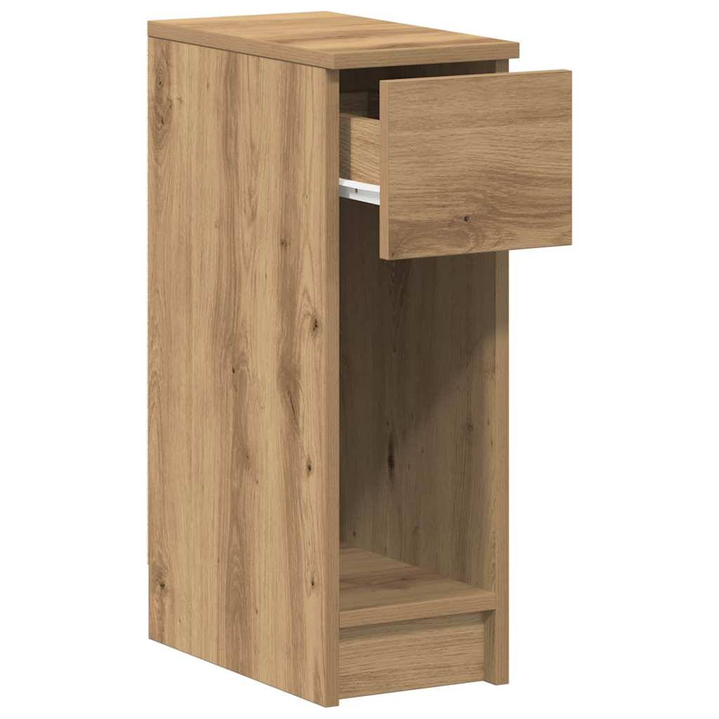 vidaXL Noptiera cu sertar Stejar artizanal 20x36x60 cm