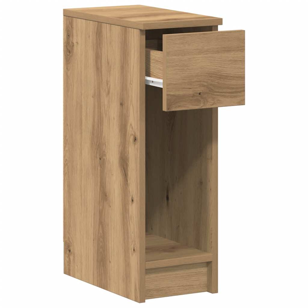 vidaXL Noptiere cu sertar 2 buc Stejar artizanal 20x36x60 cm