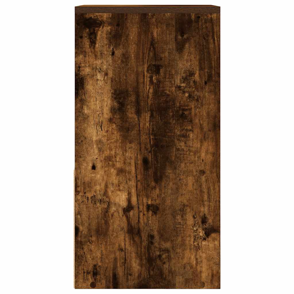 vidaXL Noptiera cu sertar stejar afumat 35x34x66,5 cm