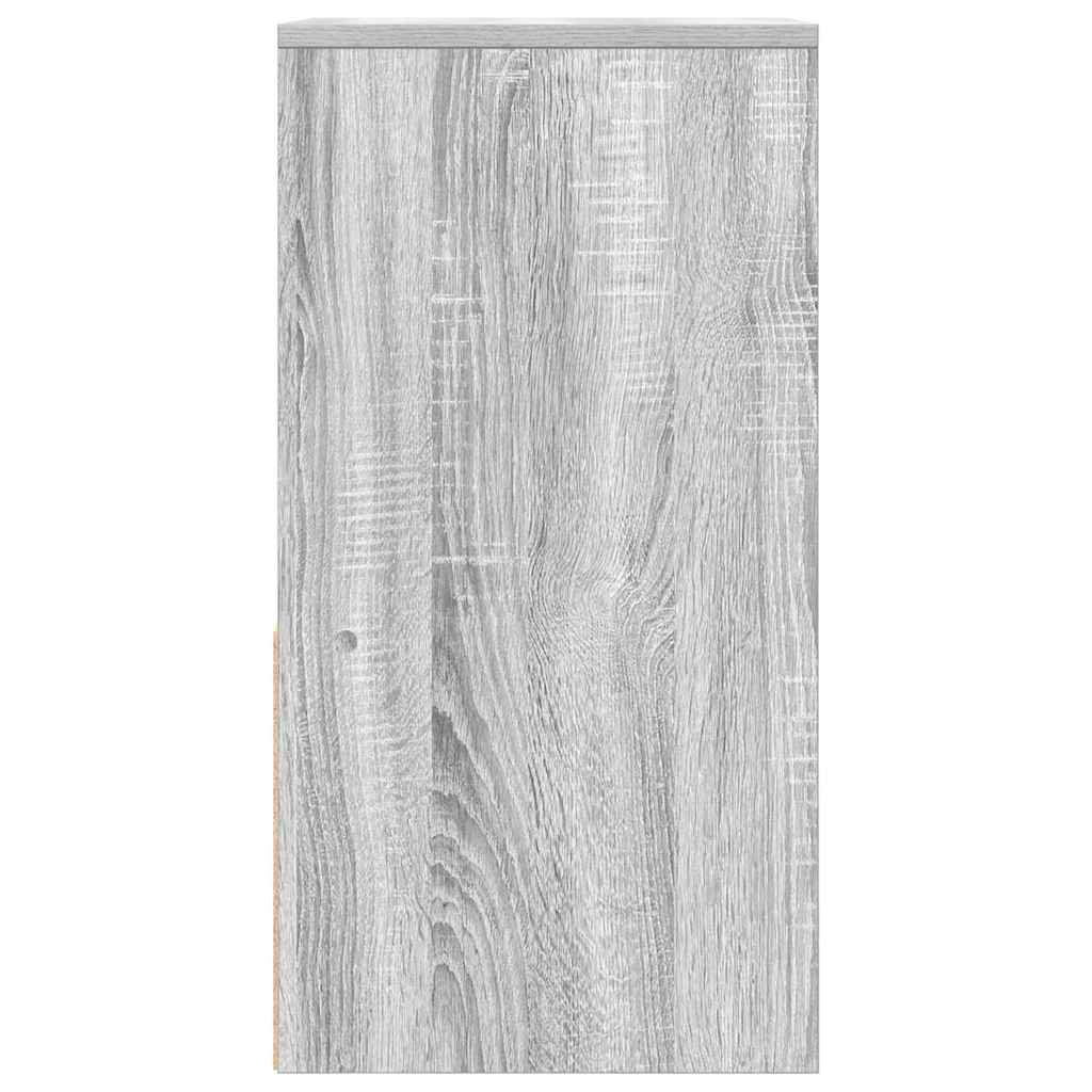 vidaXL Noptiera cu sertar Gri Sonoma 35x34x66,5 cm