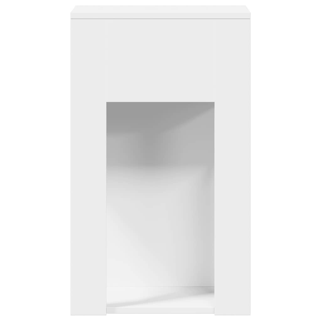 vidaXL Suport turn pentru computer cu sertar alb 30x44x74 cm vidaXL Suport turn pentru computer cu sertar alb 30x44x74 cm
