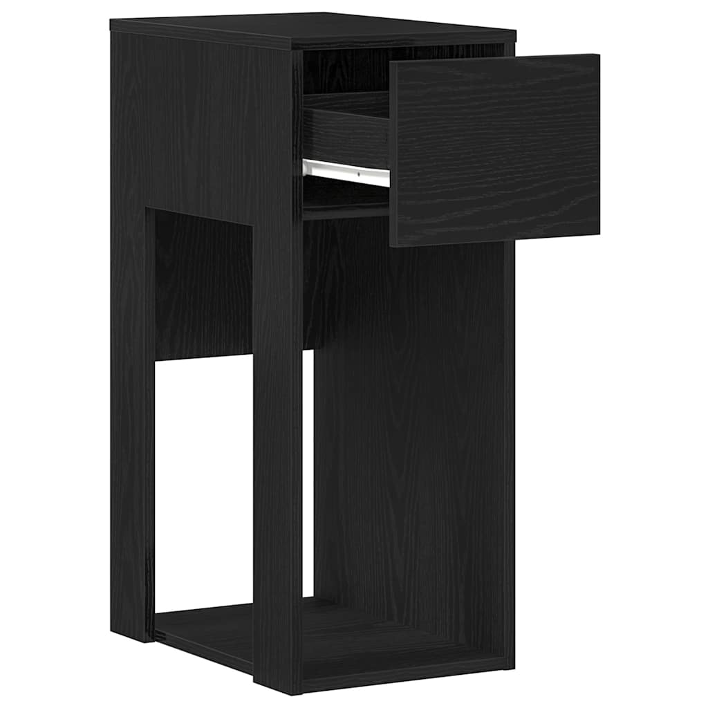 vidaXL Suport turn pentru computer cu sertar negru 30x44x74 cm vidaXL Suport turn pentru computer cu sertar negru 30x44x74 cm