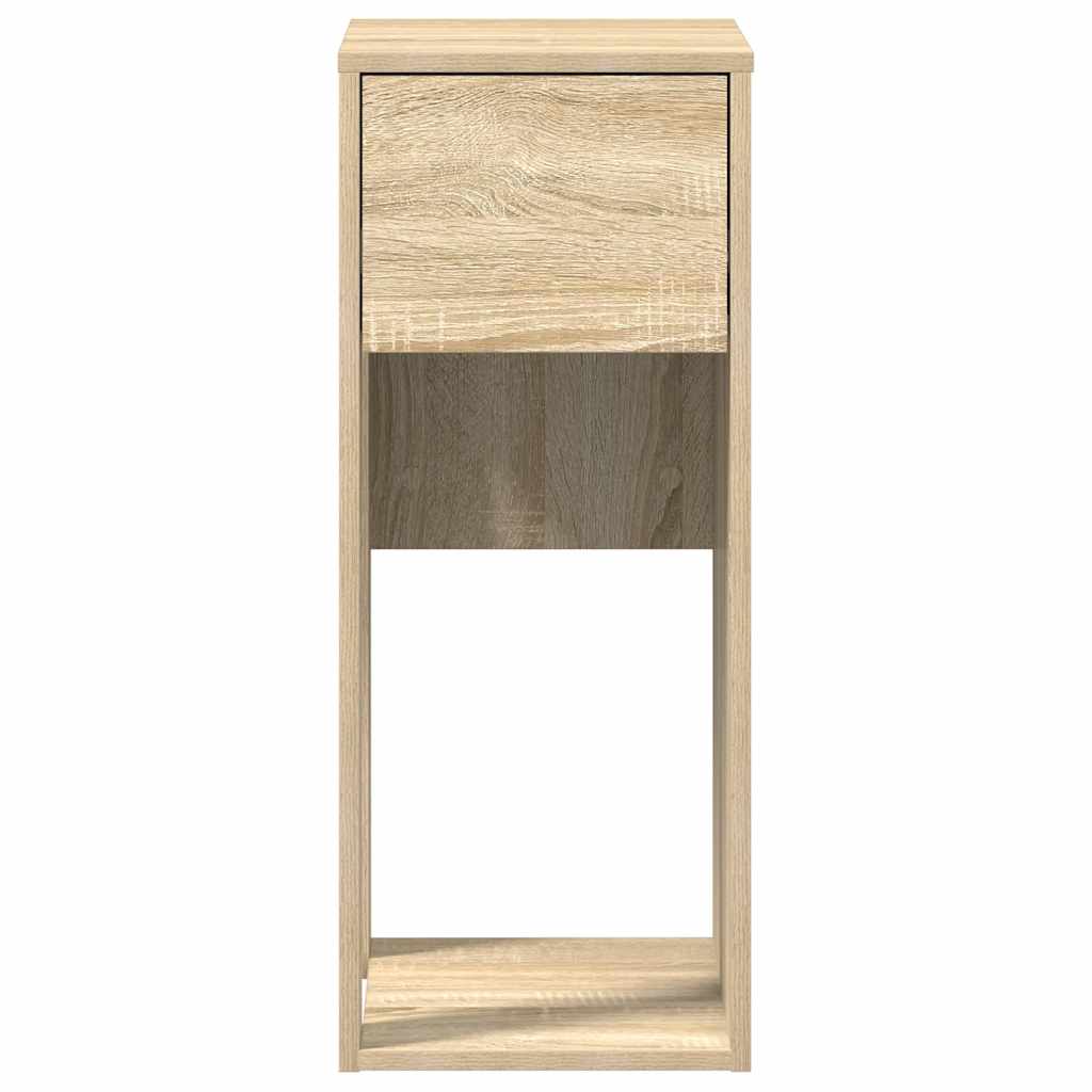 vidaXL Suport turn pentru computer cu sertar Stejar Sonoma 30x44x74 cm vidaXL Suport turn pentru computer cu sertar Stejar Sonoma 30x44x74 cm