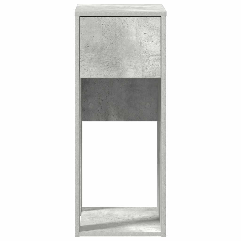 vidaXL Suport turn computer cu sertar gri beton 30x44x74 cm vidaXL Suport turn computer cu sertar gri beton 30x44x74 cm