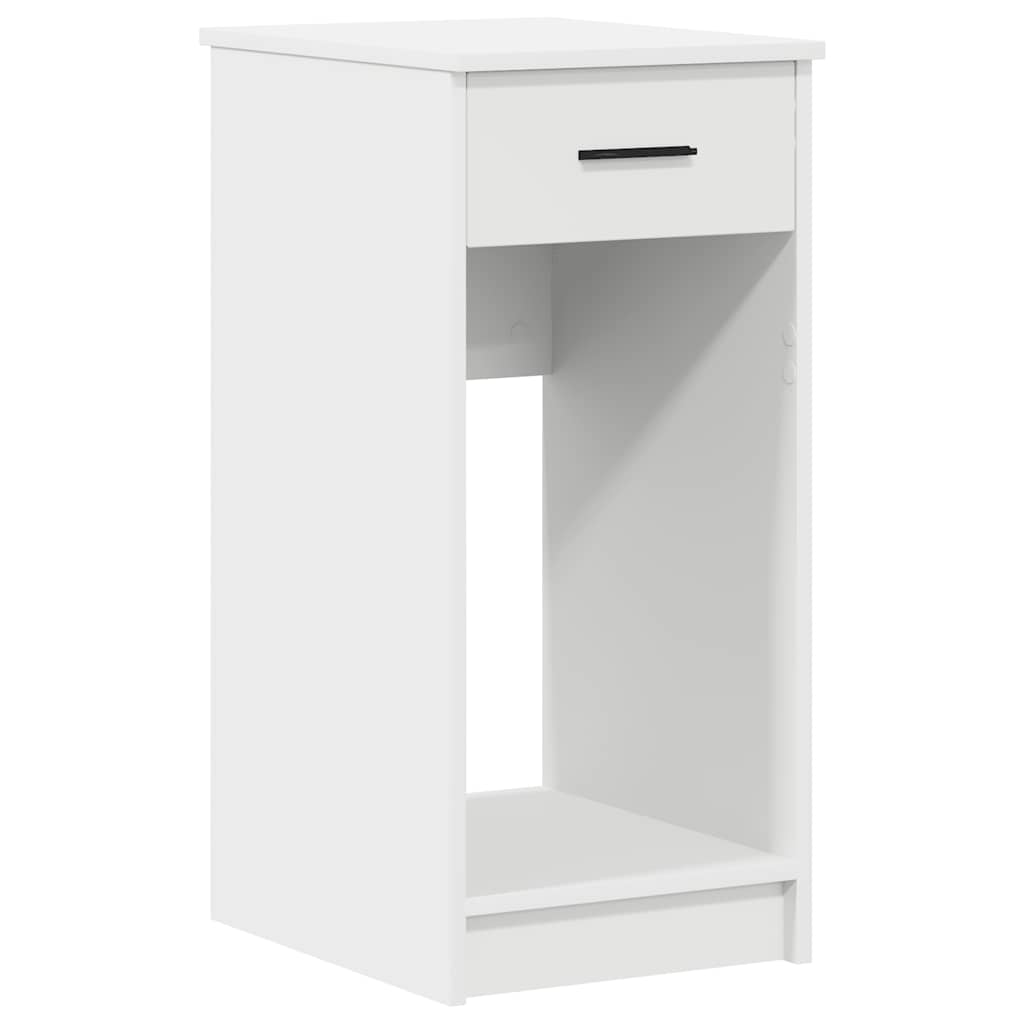 vidaXL Suport turn pentru computer cu sertar alb 35x45x77 cm vidaXL Suport turn pentru computer cu sertar alb 35x45x77 cm