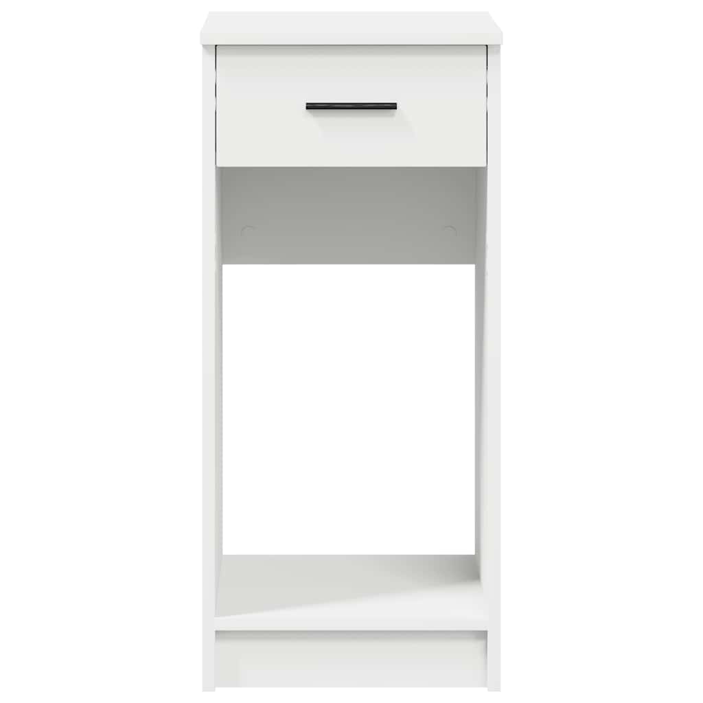 vidaXL Suport turn pentru computer cu sertar alb 35x45x77 cm vidaXL Suport turn pentru computer cu sertar alb 35x45x77 cm